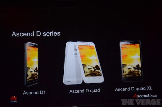 Huawei Ascend D1, Ascend D Quad и Ascend D Quad XL 
