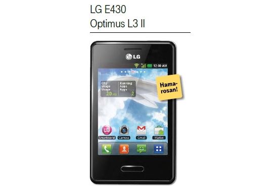 LG Optimus L3 II 
