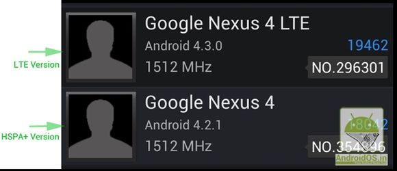 Nexus 4 LTE 