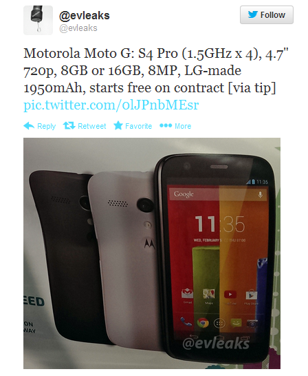 Motorola Moto G 